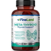 Fineland Vitamins META-THYROID Thyroid Support Herbal Supplement, 60 Capsules