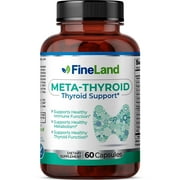 Fineland Vitamins META-THYROID Thyroid Support Herbal Supplement, 60 Capsules