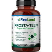 Fineland Vitamins PROSTA-TEEN Prostate Health Support Urinary Tract Support Saw Palmetto 60 Capsules