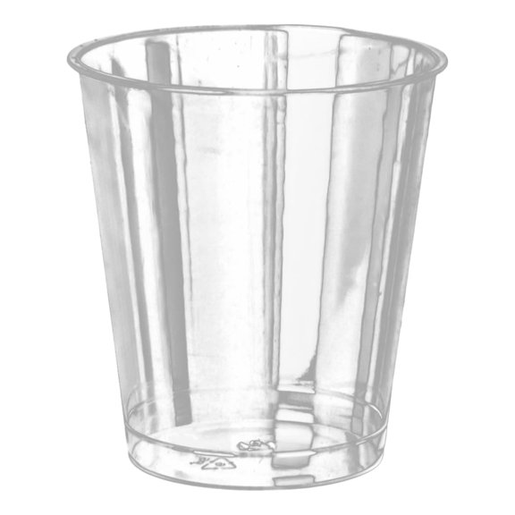 Fineline Setting 402-CL Plastic 2 Oz. Clear Shot Glass - 2500 / CS