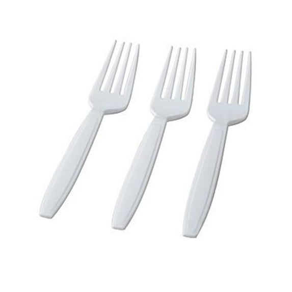 Fineline Settings 2523-WH White Forks- BULK