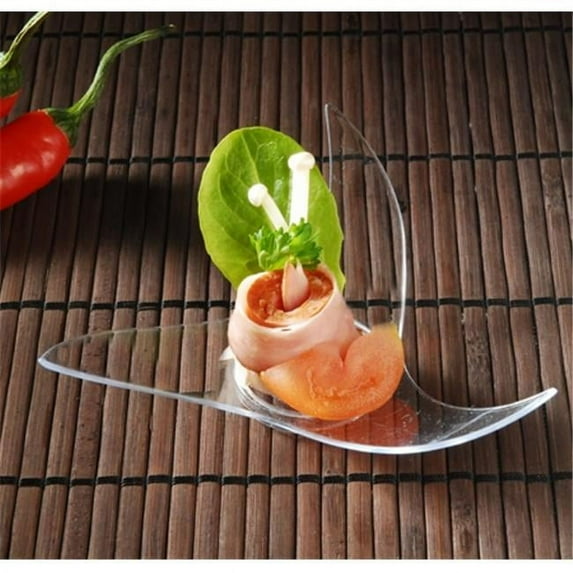 Fineline Settings 6202-GRN Green Tiny Twists Appetizer Tray
