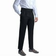 thumbnail image 1 of i.Finelong Men's Classic Black High - Waisted Dress Pants, Suitable for Business and Formal Occasions, 1 of 2