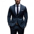 thumbnail image 1 of i·FineLong Slim-Fit Two-Piece Suit for Men: Versatile Jacket & Pants for Business Meetings, Weddings & Parties, 1 of 8