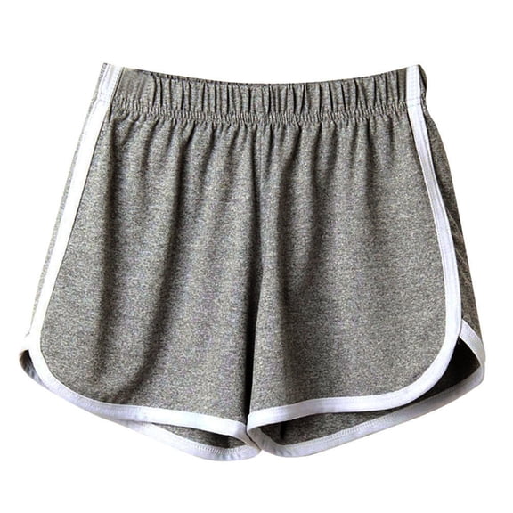 Finelylove Active Dress With Built In Shorts Pj Sets For Women 2 Piece Shorts Shorts High Waist Rise Solid Gray M