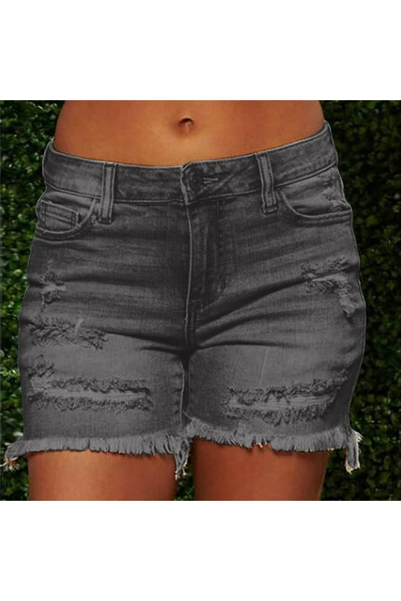 Bike Shorts With Pockets Women Workout Shorts Womens High Waist Rise Outdoor Activity Solid Gray 4XL