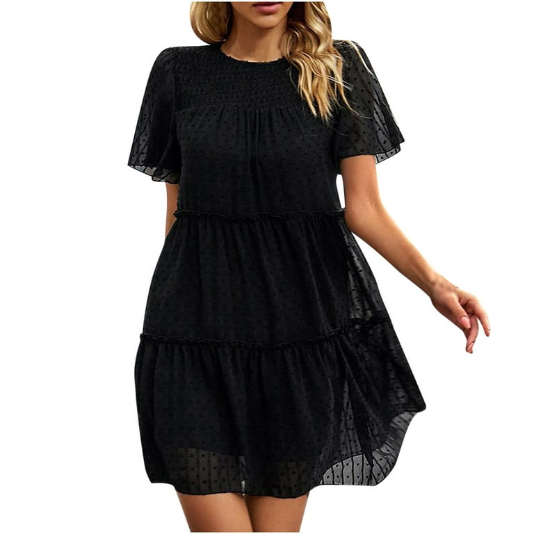 A Little More Love Black Lace Slip Dress