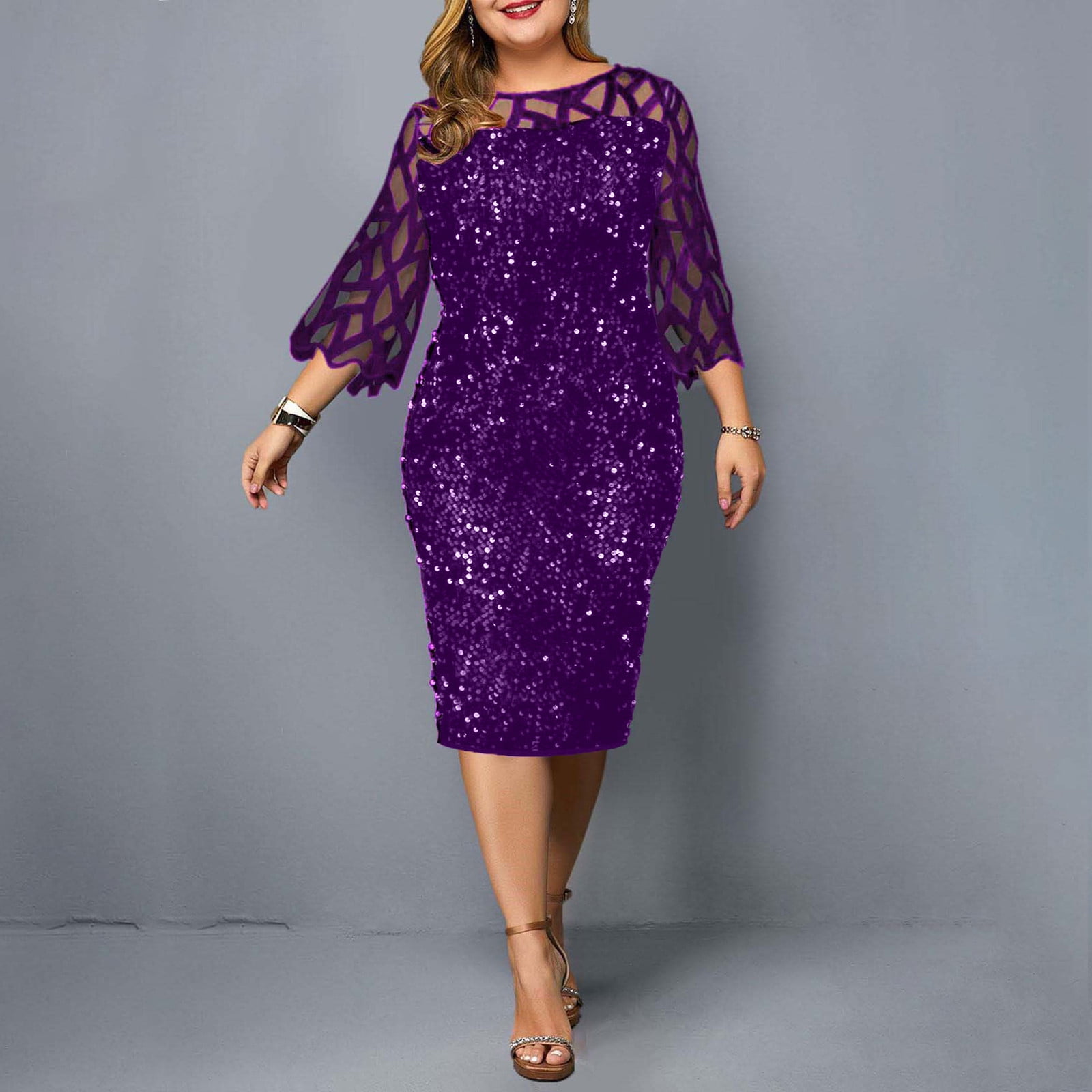 Evening Purple Dress