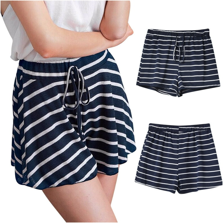 Finelylove Shorts For Women Flow Shorts Jean High Waist Rise