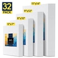 Finenolo 32 Pack Canvas Panel Boards, Assorted Sizes Canvas Boards for ...