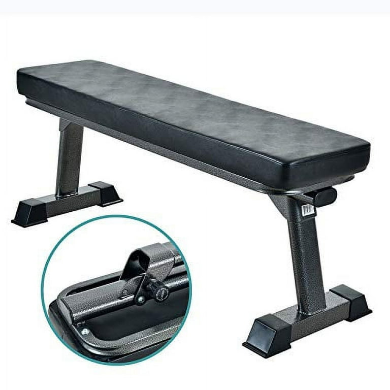 Finer Form Workout Folding Bench for Small Spaces Multi Purpose Weight Training and Ab Exercises Black Walmart