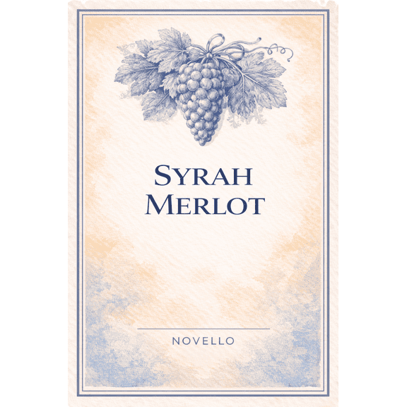 FWK Syrah Merlot Novello Labels