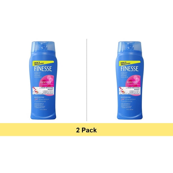 Finesse 2 in 1 Texture Enhancing Shampoo & Conditioner 13 oz - 2 Pack