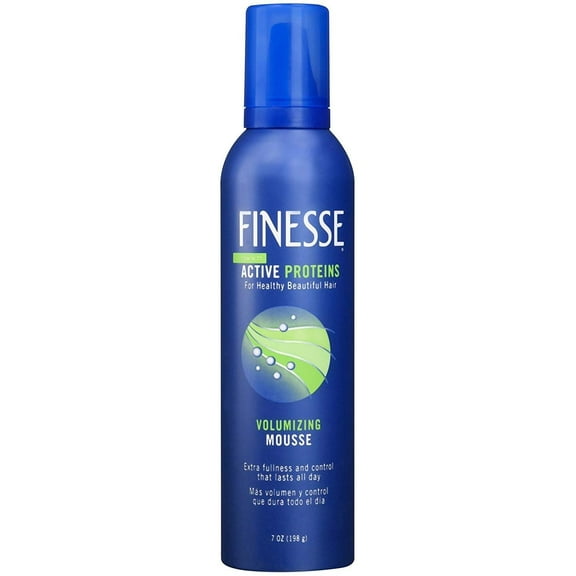 Finesse Active Proteins for Healthy Beautiful Hair, Volumizing Mousse 7 oz