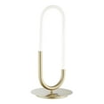 thumbnail image 1 of Finesse Decor-  Led Single Clip Table Lamp // Sandy Gold, 1 of 4