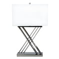 thumbnail image 1 of Finesse Decor 28" Modern X Shape Table Lamp, Black, 1 of 5