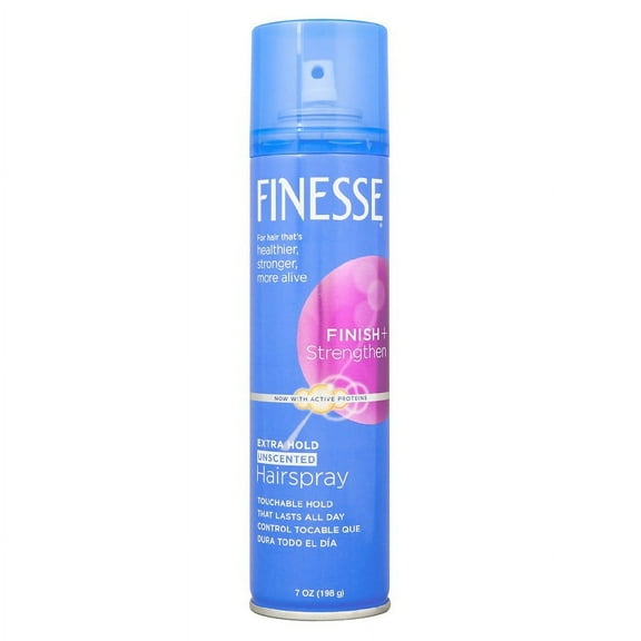 Finesse Finish + Strengthen Extra Hold Hairspray, Unscented