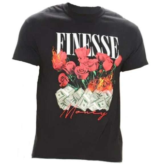 Finesse Money Men's Graphic Print T-Shirt (Large)