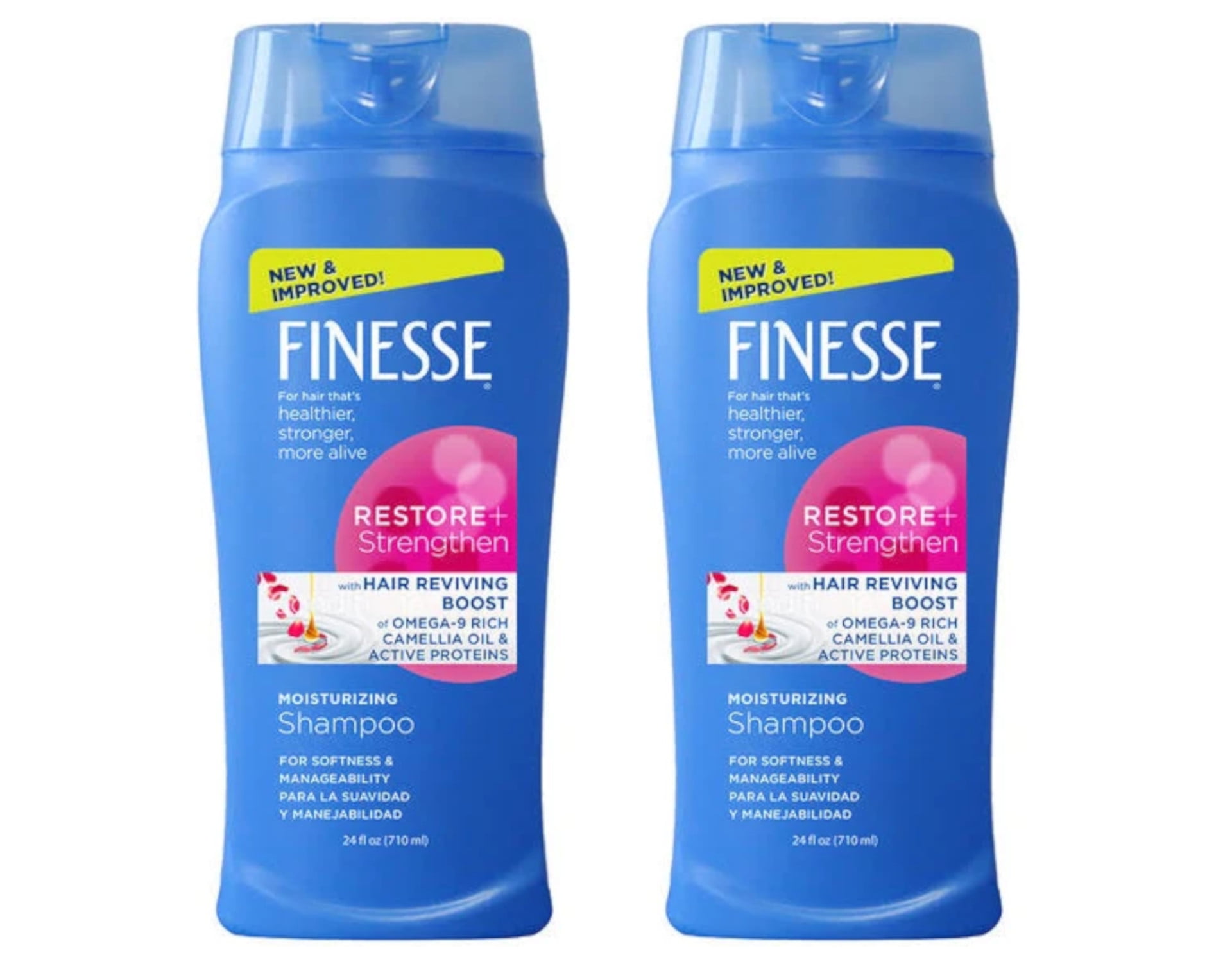Finesse Restore & Strengthen Moisturizing Shampoo, 24 oz. - Pack of 2