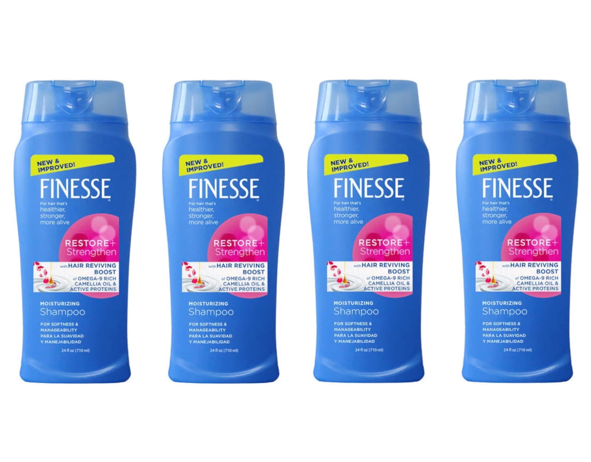 Finesse Restore & Strengthen Moisturizing Shampoo, 24 oz. - Pack of 4