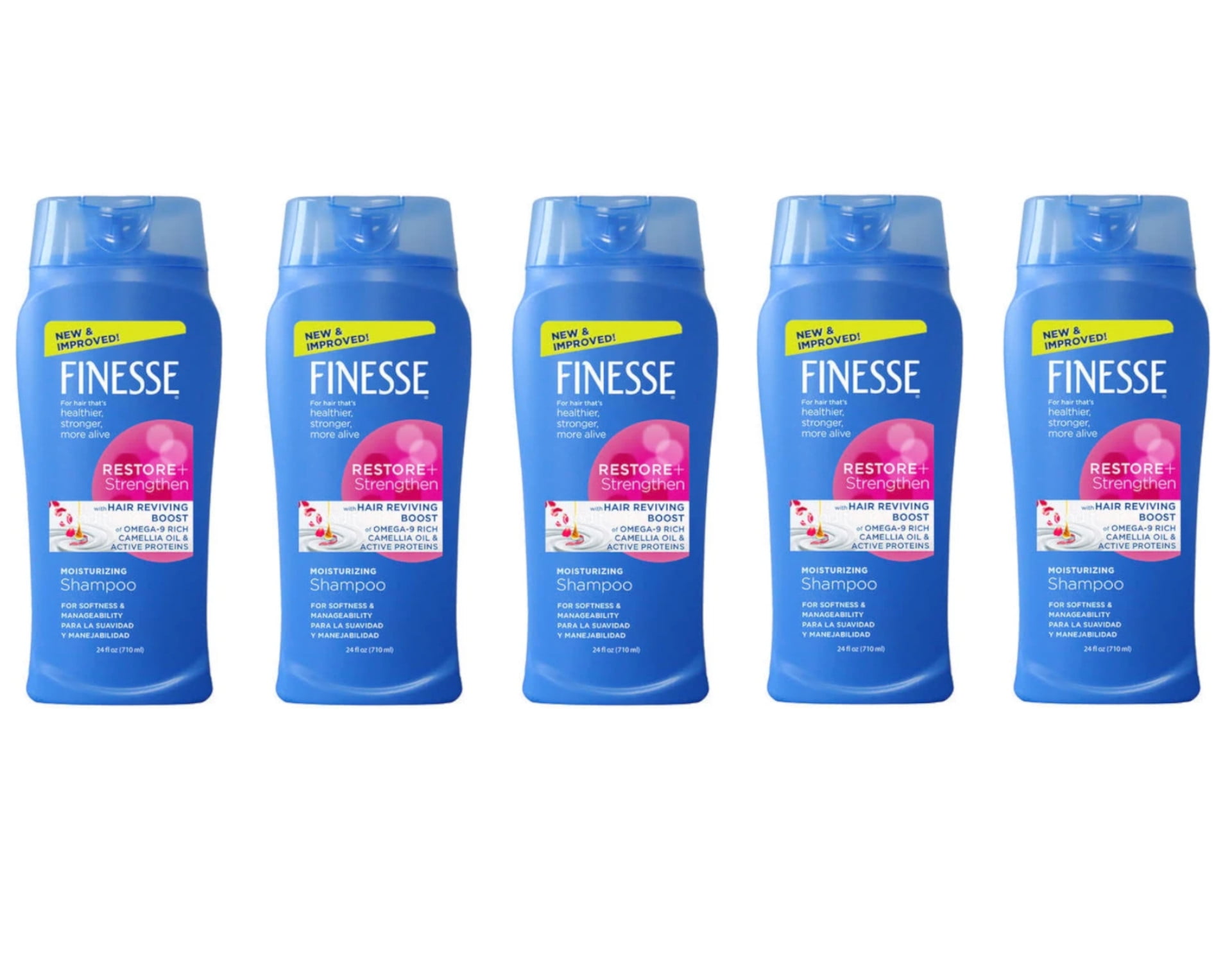 Finesse Restore & Strengthen Moisturizing Shampoo, 24 oz. - Pack of 5