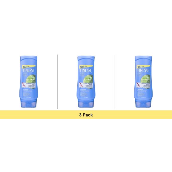 Finesse Self Adjusting Beautiful Volume Hair Conditioner - 13 Oz - 3 Pack