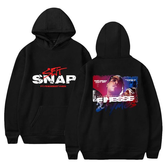 Finesse2tymes Hoodie Merch Men/Women Unisex Long Sleeve Sweatshirt Pullover Hooded Streetwear Top