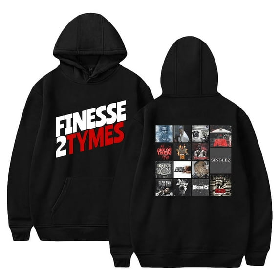 Finesse2tymes Hoodies Merch For Men/Women Unisex Long Sleeve Sweatshirt Pullover Streetwear Hooded