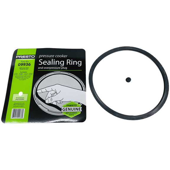 Finest By Presto Presto Pressure Cooker Sealing Ring & Plug 09936