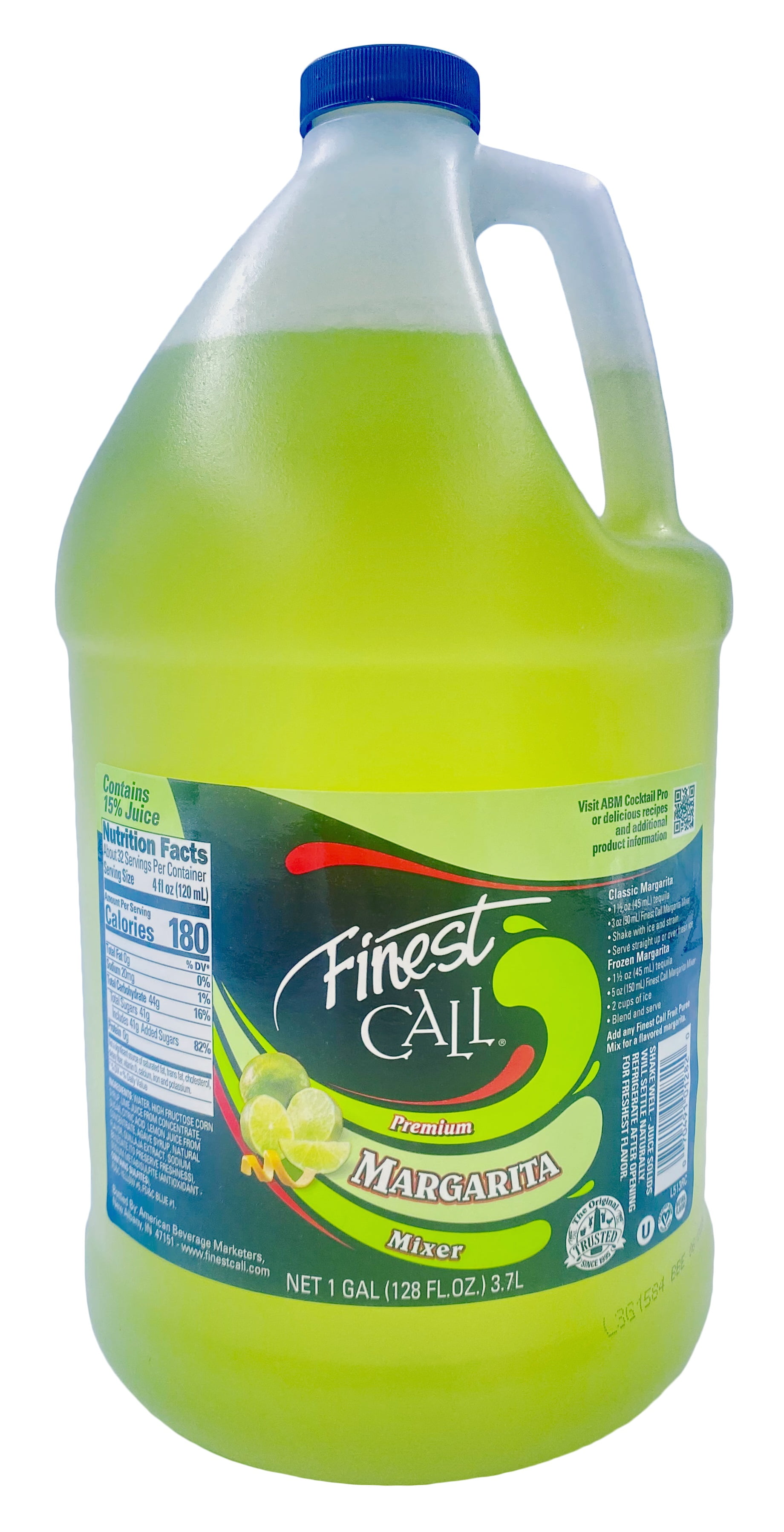 Finest Call Premium Margarita Ready to Use Mix 128 oz.