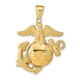 thumbnail image 1 of Finest Gold 10K Marine Corps Insignia Pendant, 1 of 1
