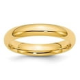 thumbnail image 1 of 10k Yellow Gold 4mm Standard Weight Comfort Fit Wedding Band Size 9, 1 of 4