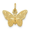 thumbnail image 1 of Finest Gold 10K Yellow Gold Butterfly Charm, 1 of 4