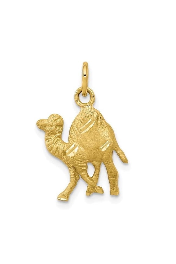 10K Yellow Gold Camel Charm