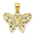 thumbnail image 1 of 10k Diamond-Cut Butterfly Charm 10C1002, 1 of 4