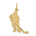 thumbnail image 1 of Finest Gold 10K Yellow Gold Hockey Charm, 1 of 3