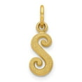 thumbnail image 1 of Finest Gold 10K Yellow Gold Initial S Charm, 1 of 3