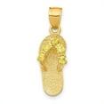 thumbnail image 1 of Finest Gold 14K 3D November & CZ Birthstone Flip Flop Pendant, 1 of 3