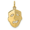 thumbnail image 1 of Finest Gold 14K Comedy Mask Charm, 1 of 4