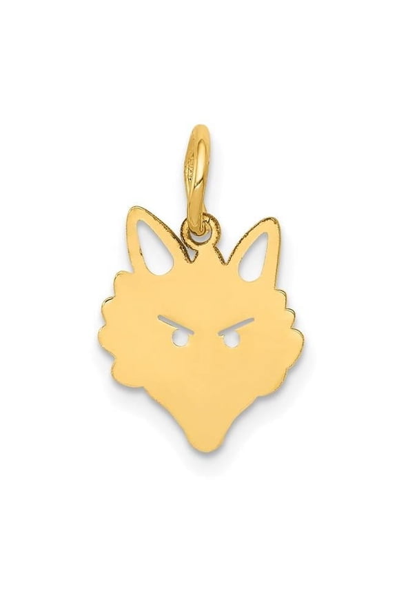 14K Fox Head Charm