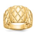 thumbnail image 1 of Finest Gold 14K Marquise Pattern Dome Ring, Size 7, 1 of 4