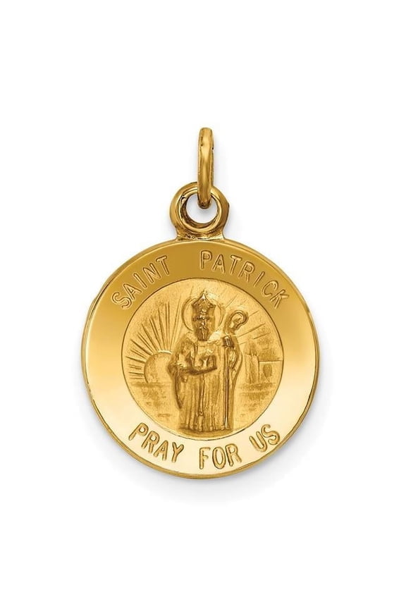 14K Saint Patrick Medal Charm