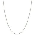 thumbnail image 1 of The Black Bow 0.65mm, 14k White Gold, Diamond Cut Spiga Chain Necklace, 16 Inch, 1 of 4