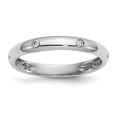 thumbnail image 1 of Finest Gold 14K White Gold 6-stone Diamond Band, Size 6.75, 1 of 3