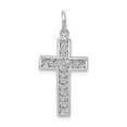 thumbnail image 1 of Finest Gold 14K White Gold Cross Charm, 1 of 3