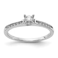 thumbnail image 1 of 14k White Gold Diamond Ring RM5639, 1 of 5