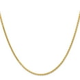 thumbnail image 1 of The Black Bow 1.9mm 14k Yellow Gold Diamond Cut Round Wheat Chain Necklace, 24 Inch, 1 of 8