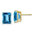 thumbnail image 1 of Finest Gold 14K Yellow Gold 10 x 8 mm Emerald Earring Mountings, 1 of 2