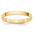 thumbnail image 1 of 14k Yellow Gold 2mm Lightweight Flat Wedding Band Size 8, 1 of 7