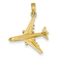 thumbnail image 1 of Finest Gold 14K Yellow Gold 3-D Jet Pendant, 1 of 3